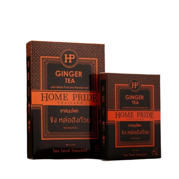 Ginger Tea with Monk Fruit and Pandan leaf Small box 5 packets