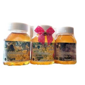 3 types of honey pack - (Longan-Wild-Lychee)