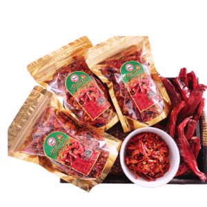 Fried chili with herbs