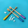 5 Biodegradable Bamboo Toothbrushes - Image 3