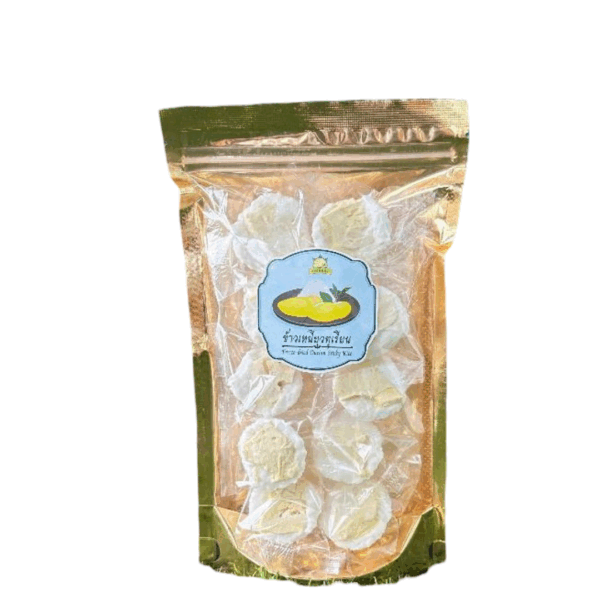 Freeze-dried sticky rice with durian, low sugar recipe
