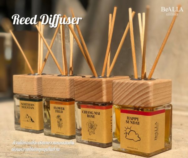 Essential Oil Blend Reed Diffuser CHIANG MAI ROSE - Image 2