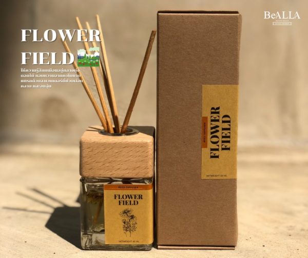 Essential Oil Blend Reed Diffuser FLOWER FIELD - Image 3