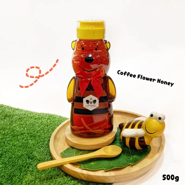 Coffee flower honey Bear bottle 500g - Image 2