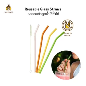 Eco Suckers - Reusable Glass Straws