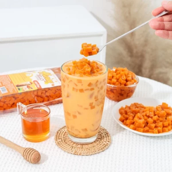 Honey Jelly Topping Thai milk tea - Image 3