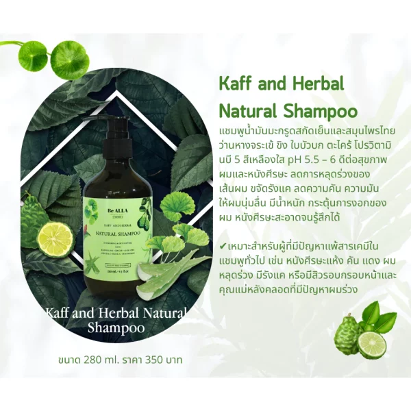 Kaff and Herbal Natural Shampoo - Image 3