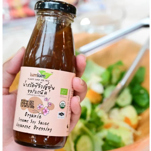 LUMLUM Organic Sesame Soy Sauce Japanese Dressing - Image 4