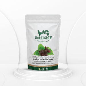 Mulberry leaves, dried and brewed for drinking