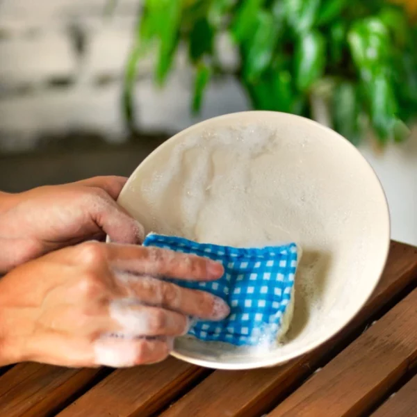 Natural Dish Scrubber Kitchen Loofah - Image 2