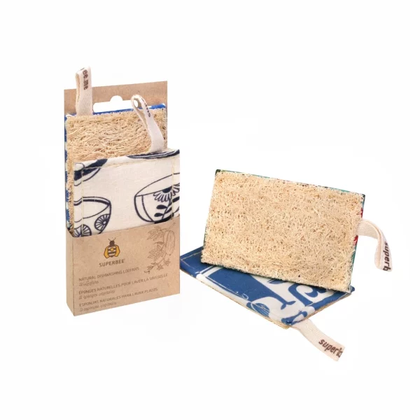 Natural Dish Scrubber Kitchen Loofah - Image 4