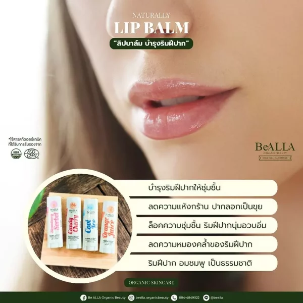 Naturally Lip Balm Strawberry Sorbate - Image 3