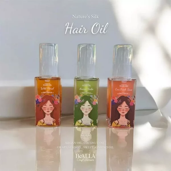 Nature's Silk Hair Oil Wild Floral - Image 3