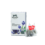 Organic Butterfly Pea Flower Drink mixed with Assam Red Tea