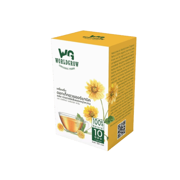 Organic Chrysanthemum Drink mixed with Assam Red Tea and Stevia - Image 2