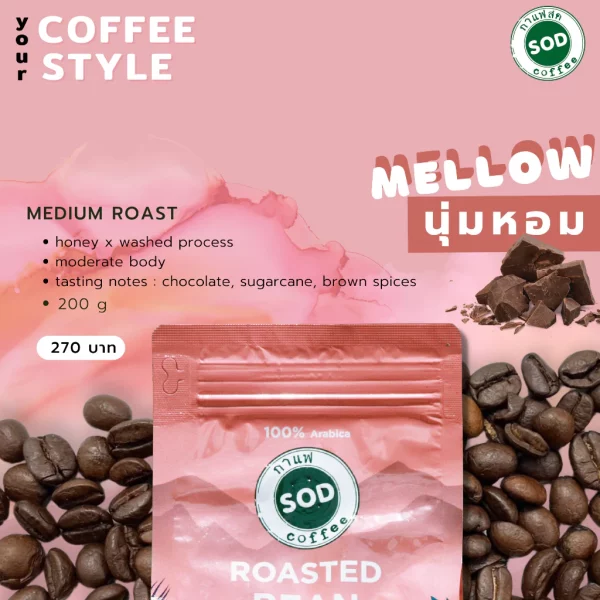 Organic Roasted Bean Coffee Medium Roast - Image 2