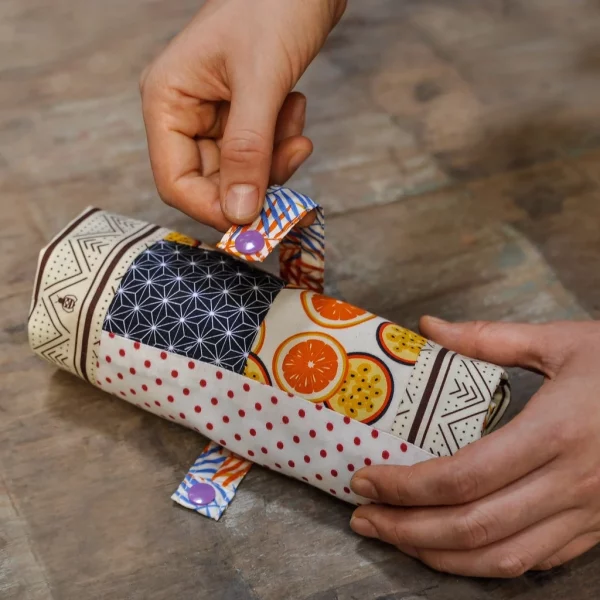 Patchwork Tote Bag - Reusable - Image 4