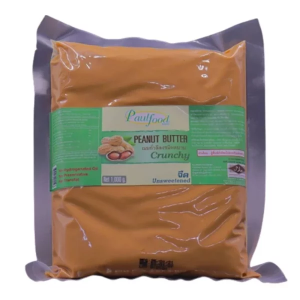 Peanut butter Unsweetened and crunchy 1,000 g.