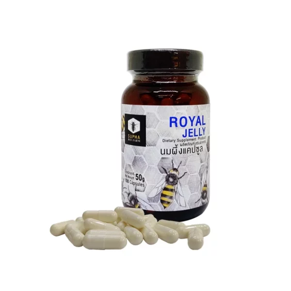 Royal Jelly 100 Capsules Supha Farm