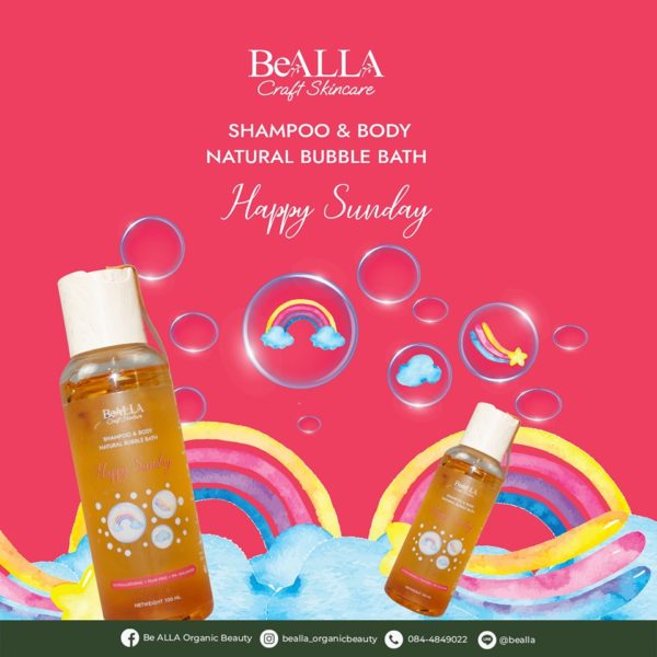 Shampoo & Body Natural Bubble Bath HAPPY SUNDAY - Image 2