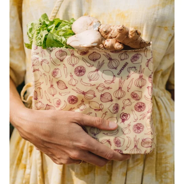 Small Beeswax Food Bag - Spicy - Image 2