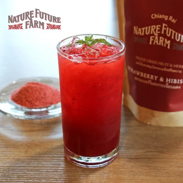 Strawberry Hibiscus (Roselle) Powder - Image 3
