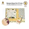 SuperBee Beeswax Wraps Set of 5 sizes