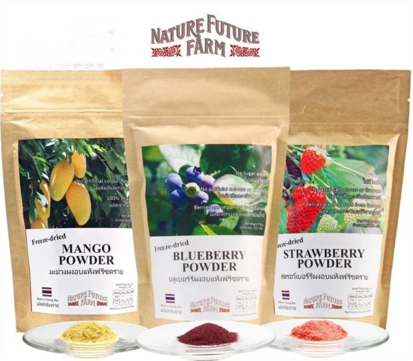 Freeze Dried Fruits Powder 3 Packs