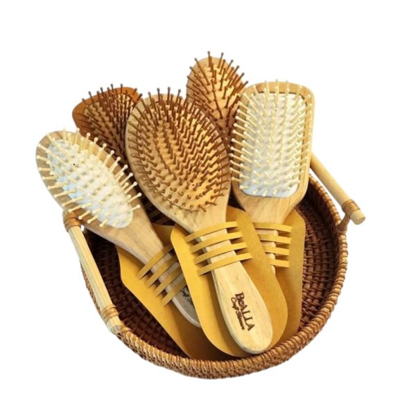 Healthy wooden comb