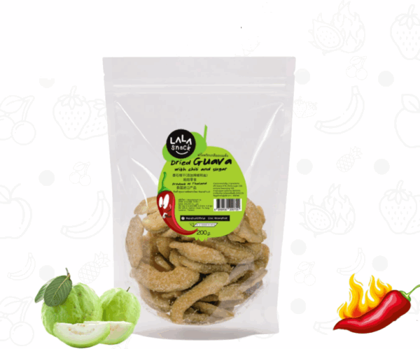 Lala Snack, dried guava mixed with chili and salt