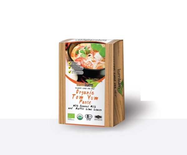 LUMLUM Organic Tom Yum Curry Paste with Coconut Cream