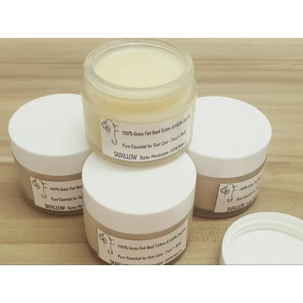 SAFALLOW 100% Grass Fed Beef Tallow with 100% Oud Oil Pure Essential for Skin - Image 2