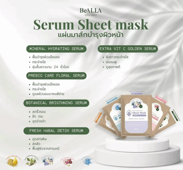 Serum Sheet Mask Minera Hydrating Serum Sheet Mask - Image 4